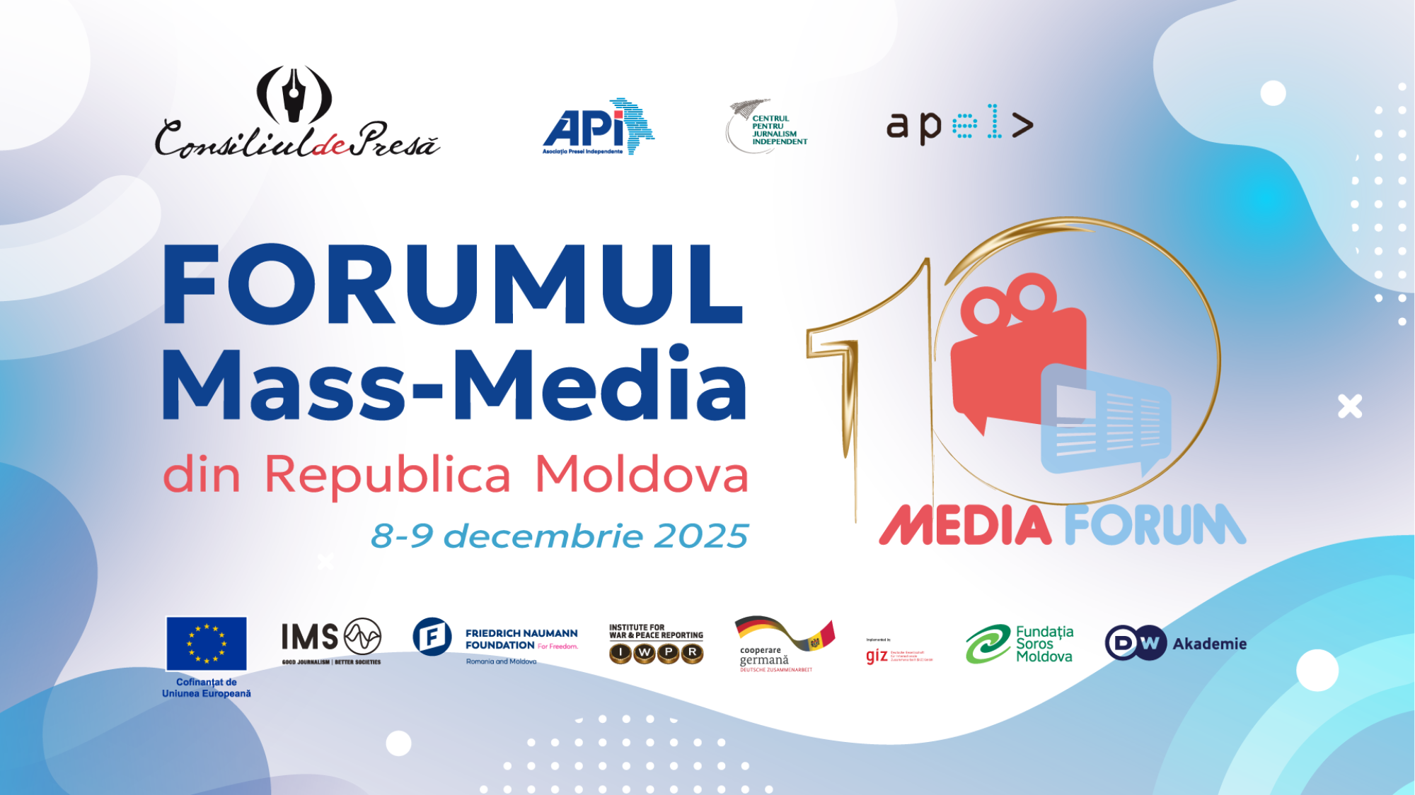 Forumul Mass-Media 2025 începe la Chișinău