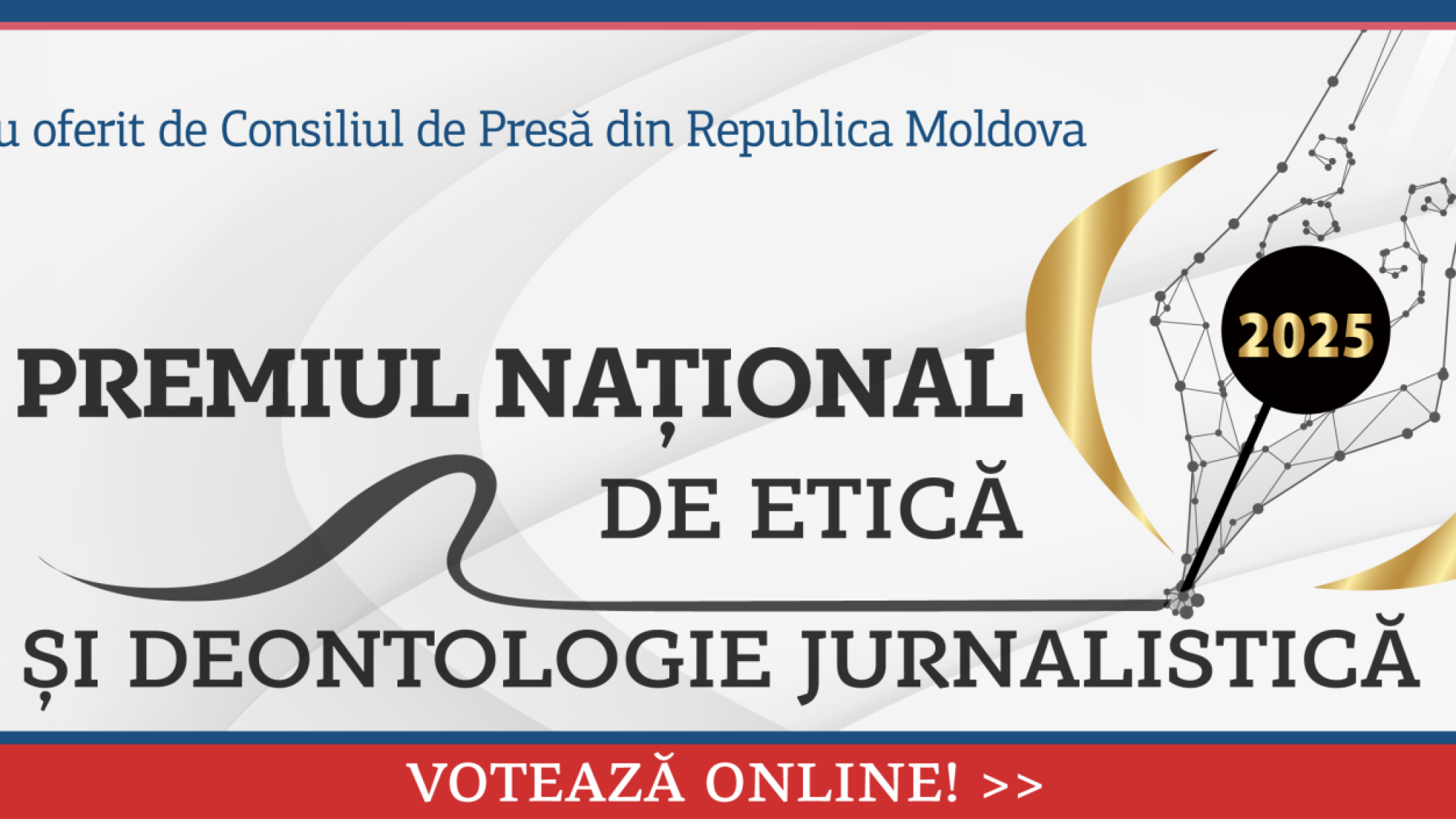 CONCURSUL PENTRU PREMIUL NAȚIONAL DE ETICĂ ȘI DEONTOLOGIE JURNALISTICĂ 2025