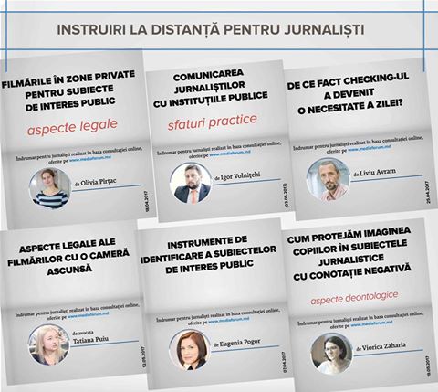 Platforma online MediaForum.md lansează şase culegeri de sfaturi practice pentru jurnaliști